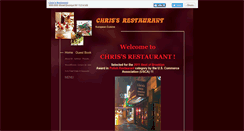 Desktop Screenshot of chriss-restaurant.com